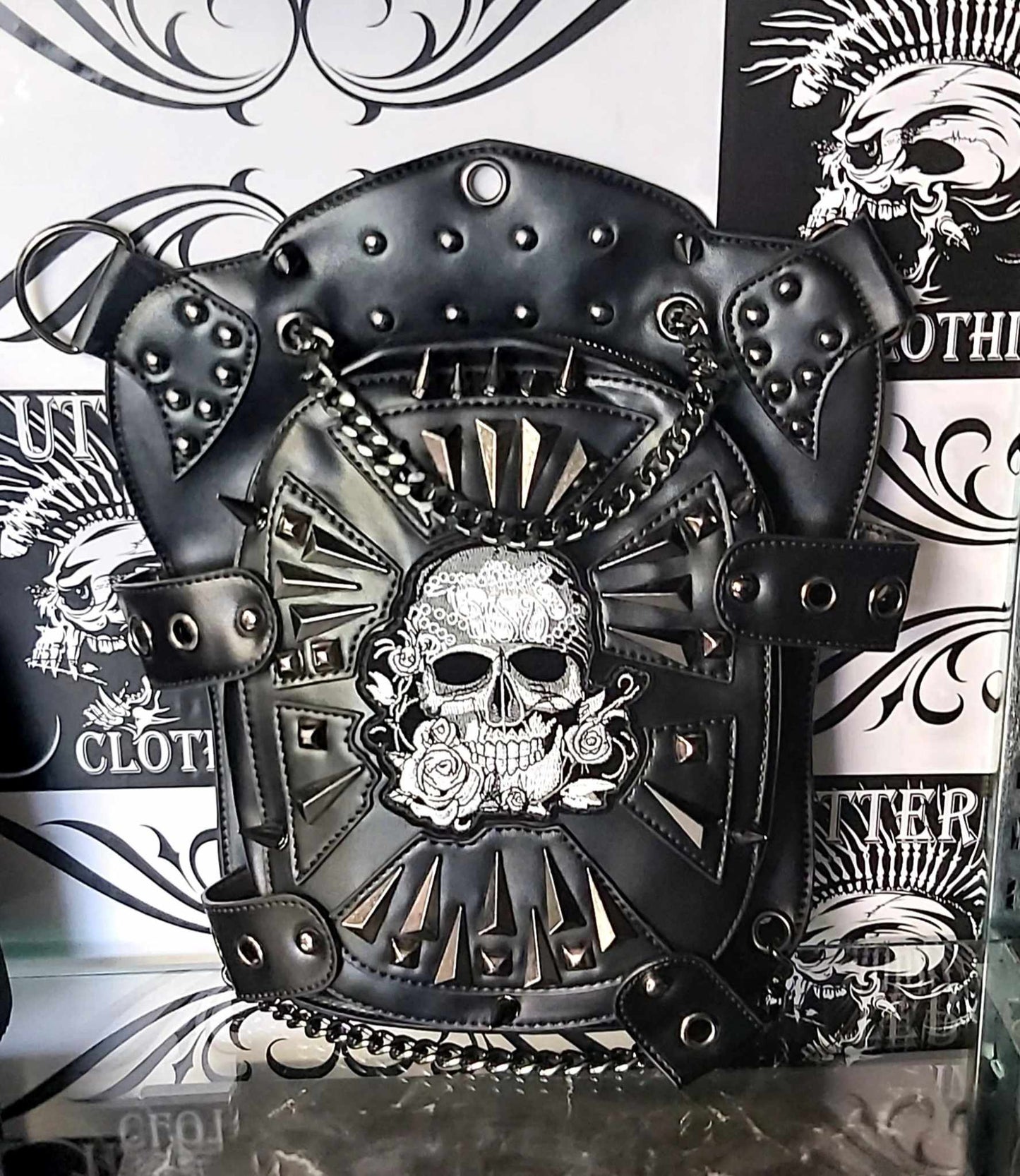Skull tactical leg bag