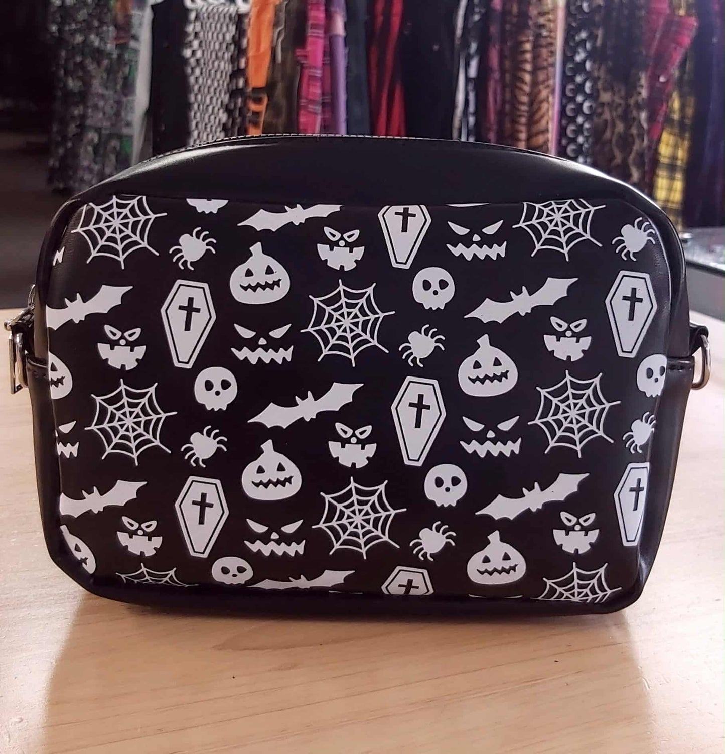 Spooky themed shoulder bag
