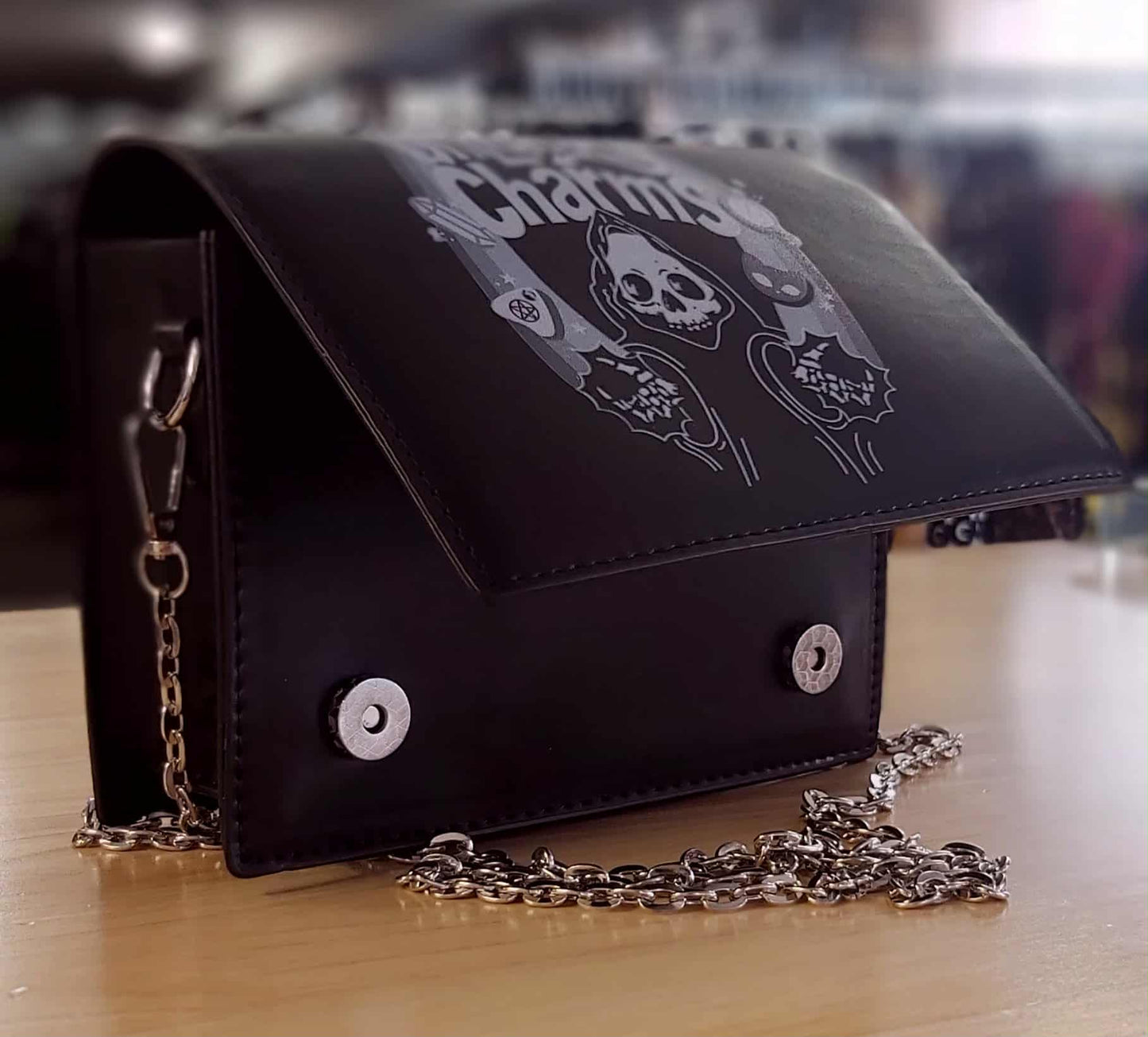 Unlucky Charms book clutch bag