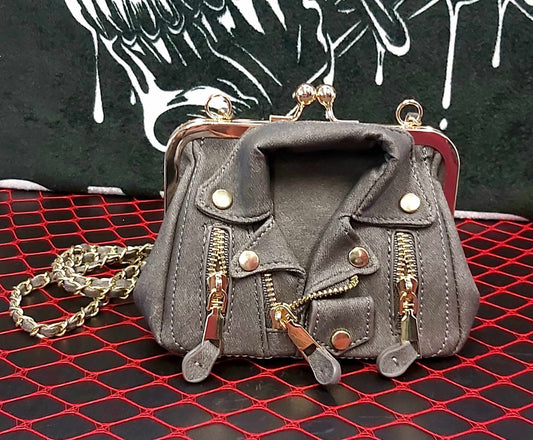 Jacket shaped clutch purse