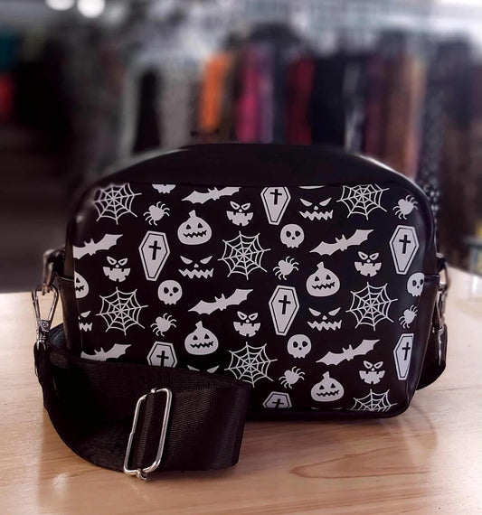 Spooky themed shoulder bag