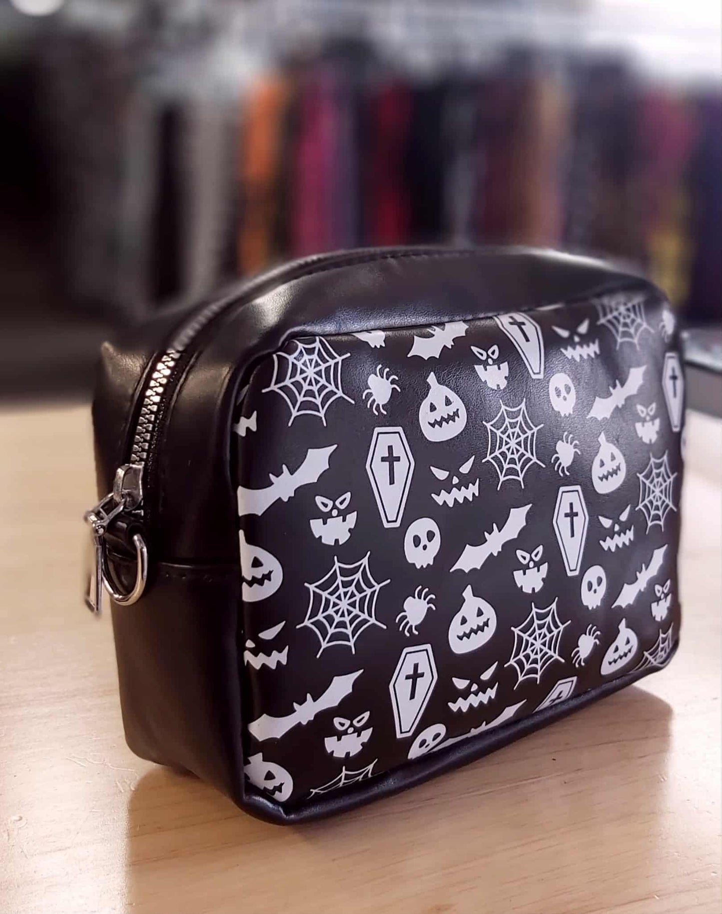 Spooky themed shoulder bag