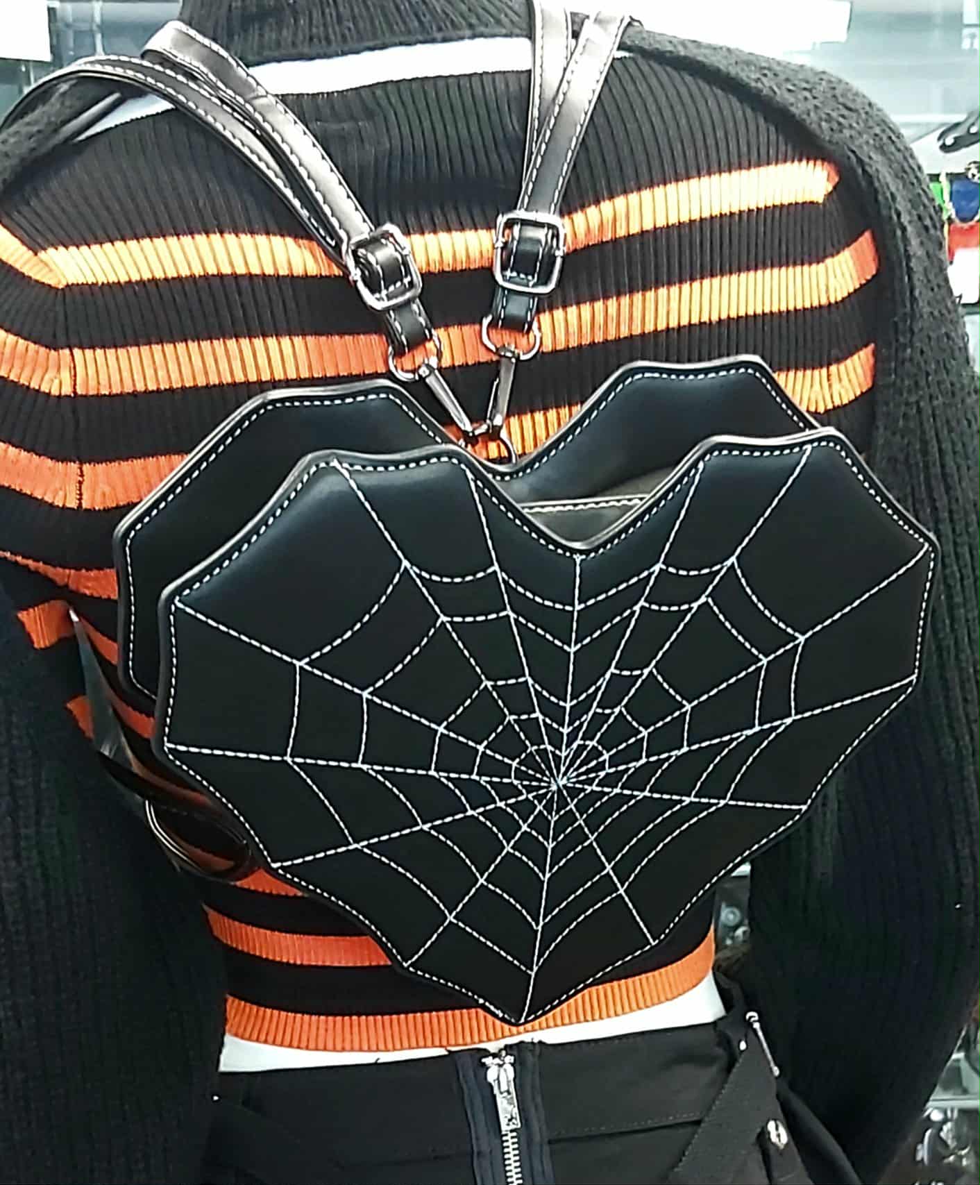 Spiderweb heart backpack